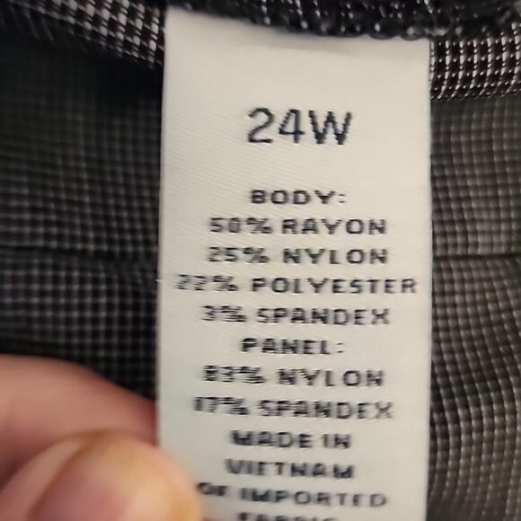 Charter Club Cambridge Slim Checkered Pants, 24W - Picture 8 of 8